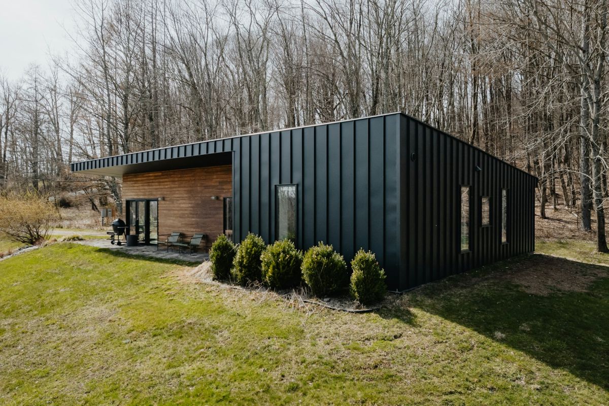 Blechhaus Wald — Einliegerhaus 58 m² · Bild 1