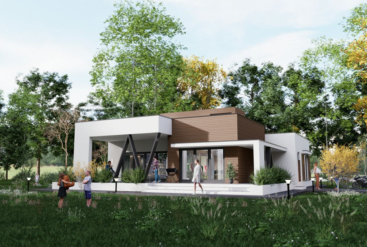 Bungalow V — 128 m² auf einer Ebene · Bild 1