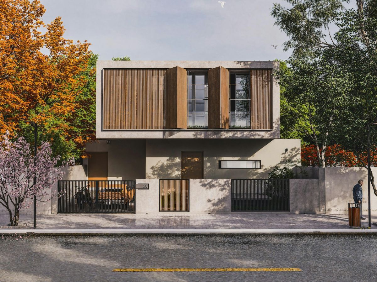 Holzbox — Stadthaus 142 m² · Bild 1