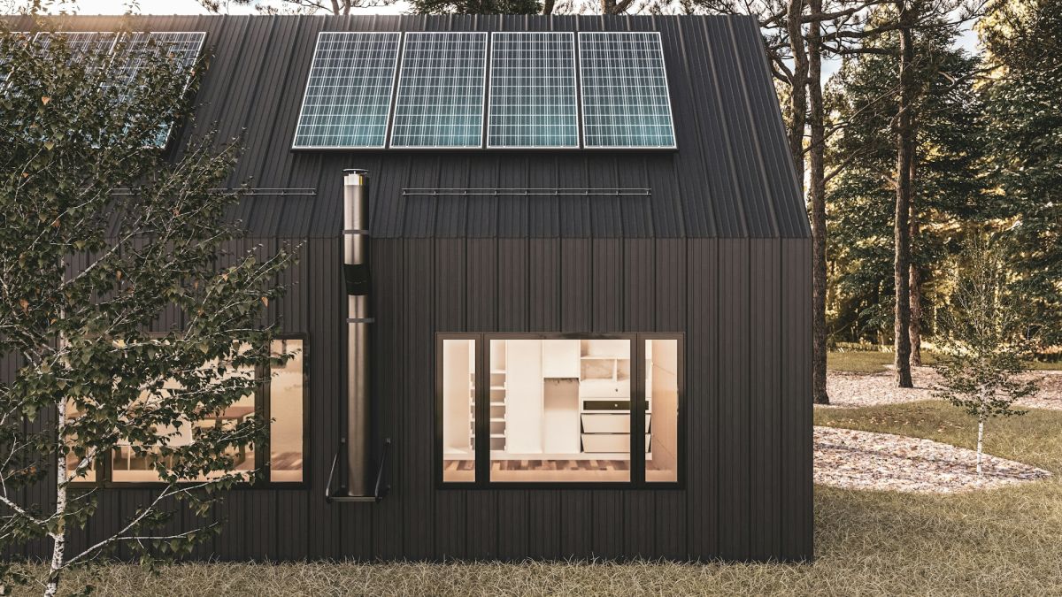 Solarscheune — 112 m² mit Blechhaut · Bild 1