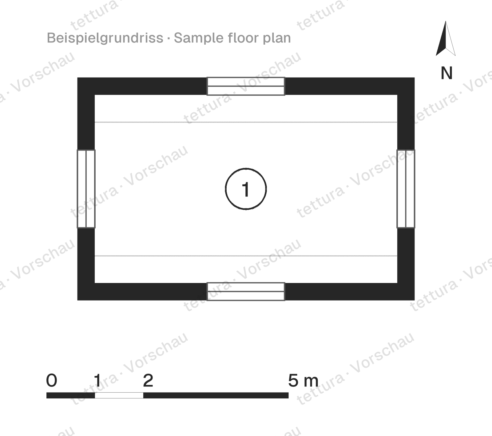 A-Frame Kit — holiday home 42 m² · Floor plan · Attic floor
