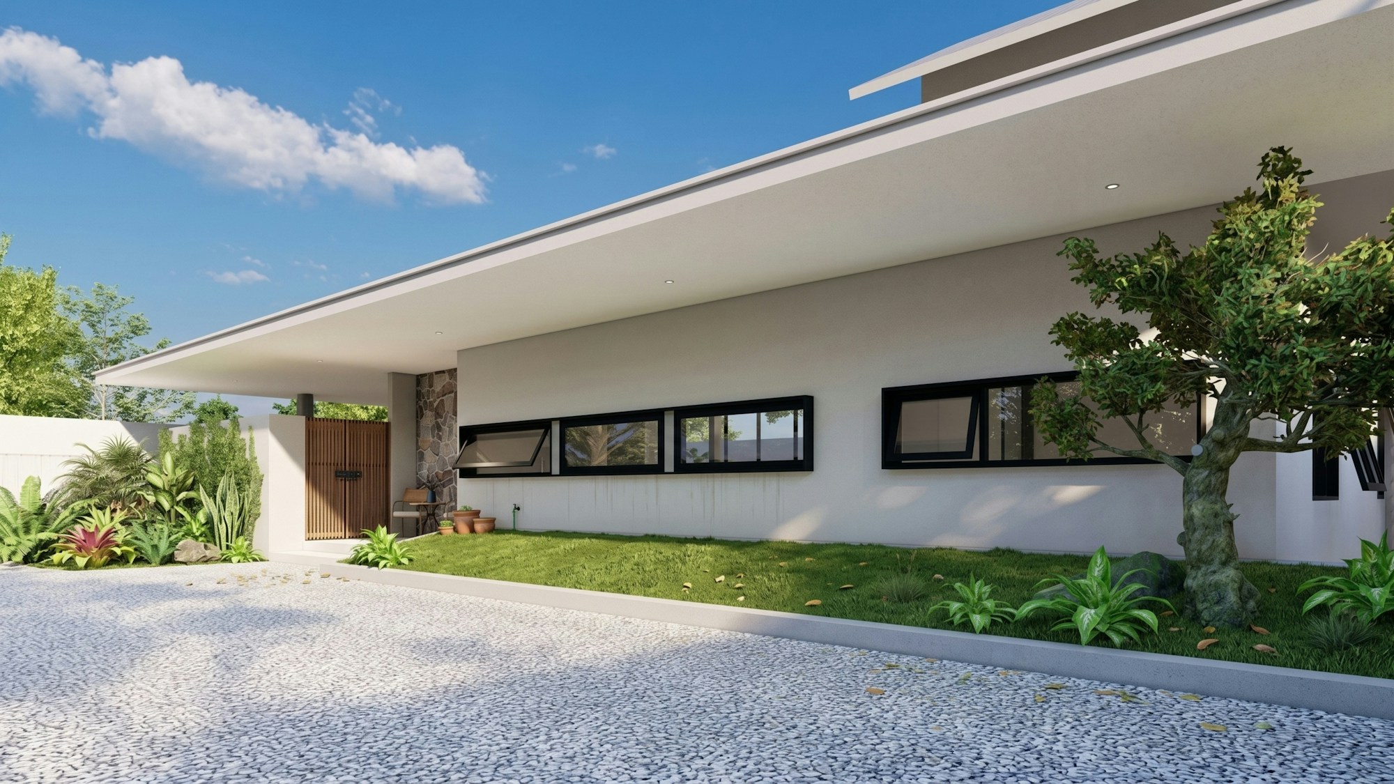 Langes Dach — Bungalow 148 m²
